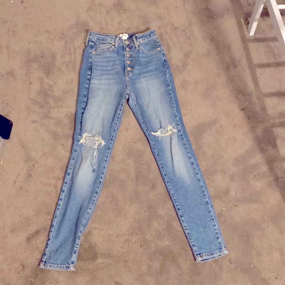 High Waisted Skinny Jeans